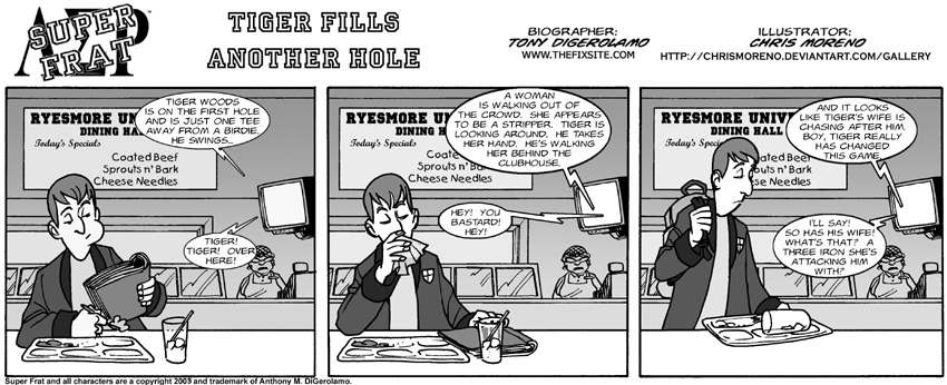 Tiger Fills Another Hole