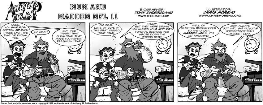 Mom and Madden NFL 11