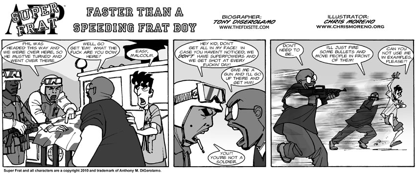 Faster Than a Speeding Frat Boy Faster Than a Speeding Frat Boy