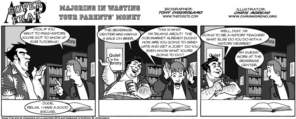 Major in Wasting Your Parents Money