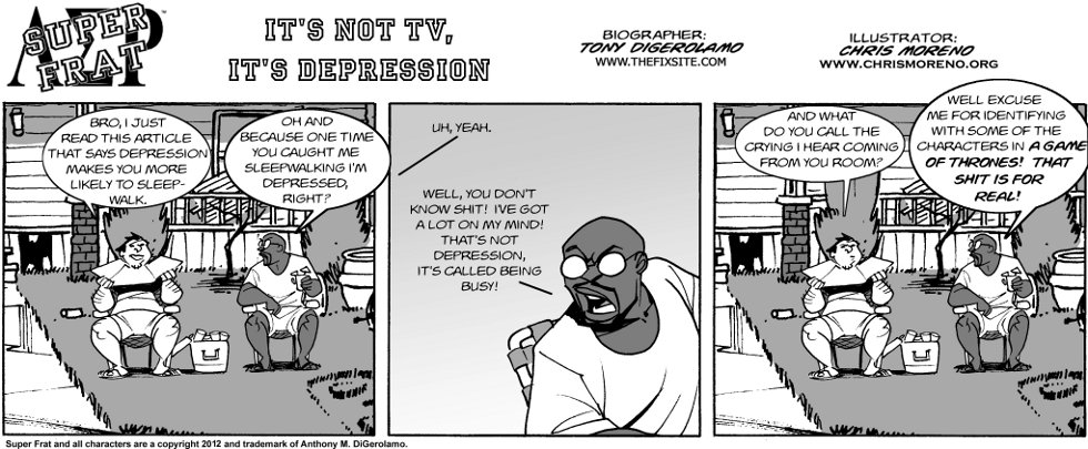 It’s Not TV, It’s Depression