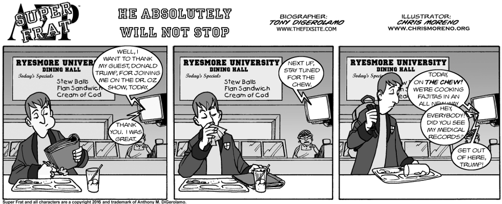 He Absolutely Will Not Stop He Absolutely Will Not Stop