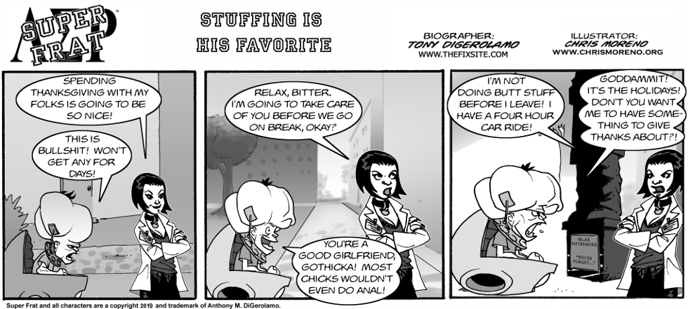 Stuffing is His Favorite