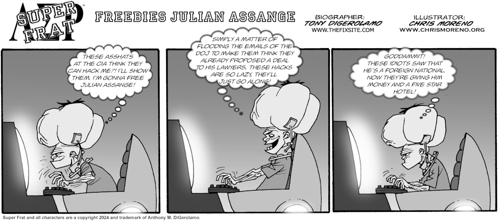 Freebie Julian Assange